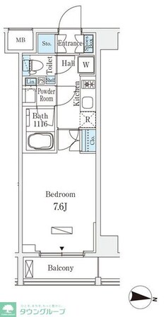 ラティエラ中野新井の物件間取画像